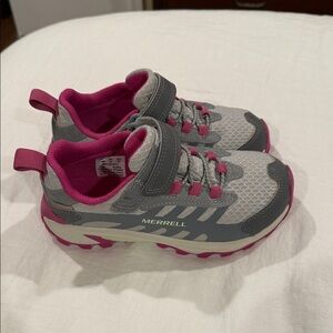 Merrell Kids' Sneakers in Gray and Pink size 13